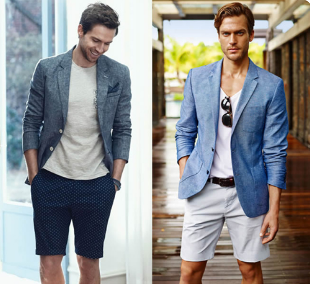 Áo Blazer kết hợp cùng quần short