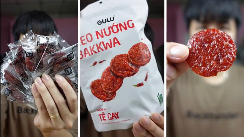 Bakkwa Gulu Là Món Ăn Vặt Tiện Lợi, Dễ Dàng Mang Theo Và Thưởng Thức Mọi Lúc Mọi Nơi